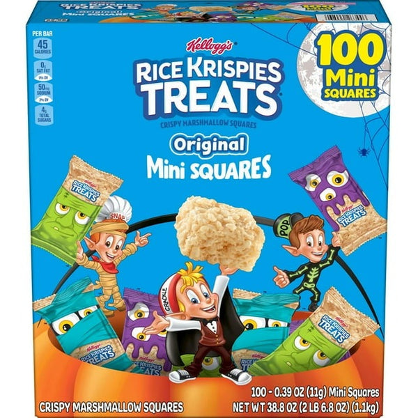 Kellogg's Rice Krispies Treats Halloween Mini Squares, 100 ct. Kellogg's Rice Krispies Treats Halloween Mini Squares, 100 ct.