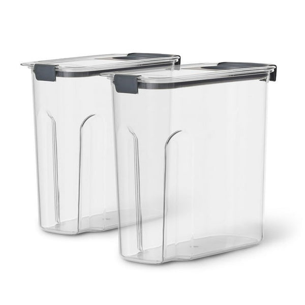 Rubbermaid Brilliance 2-Pack Cereal Pantry Storage, 18-Cup Rubbermaid Brilliance 2-Pack Cereal Pantry Storage, 18-Cup