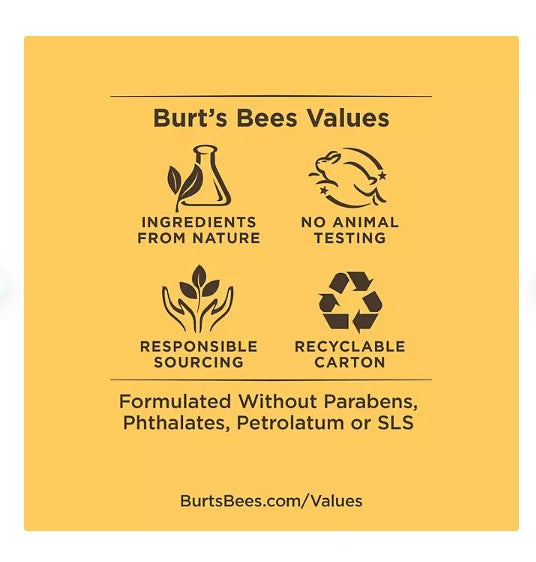 Burt's Bees 100% Natural Origin Beeswax Moisturizing Lip Balm 8 pk.
