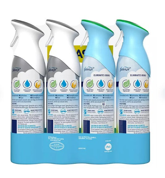 Febreze Air Effects Air Freshener Spray, 4 pk., Choose Scent