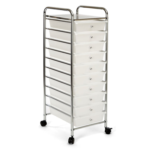 Seville Classics 10 Drawer Cart (Multiple Colors)