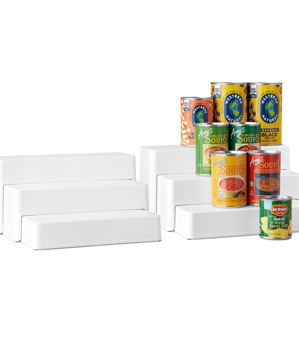 YouCopia ShelfSteps 2-Pack Can Organizer Set, 3-Shelf