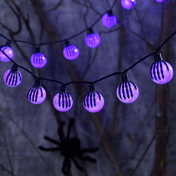 Member's Mark 20ct Spooky 8-Function LED G50 Lights, 7.5' Lighted Length