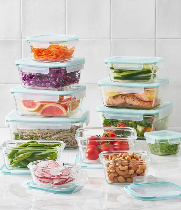 Member's Mark 24-Piece Glass Food Storage Set By Glasslock