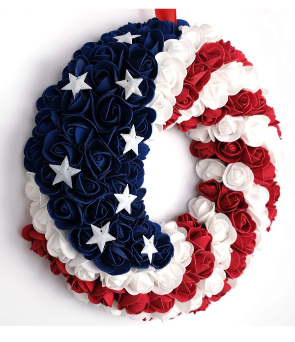 American Flag Garden Patriotic Rustic Outdoor Flag