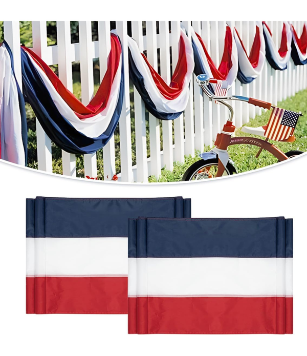 US Flag Decorations Patriotic 4th of July Bunting Banner