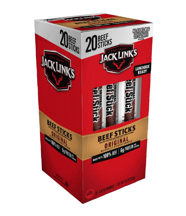Jack Link's Original Beef Sticks, 0.92 oz., 20 pk.