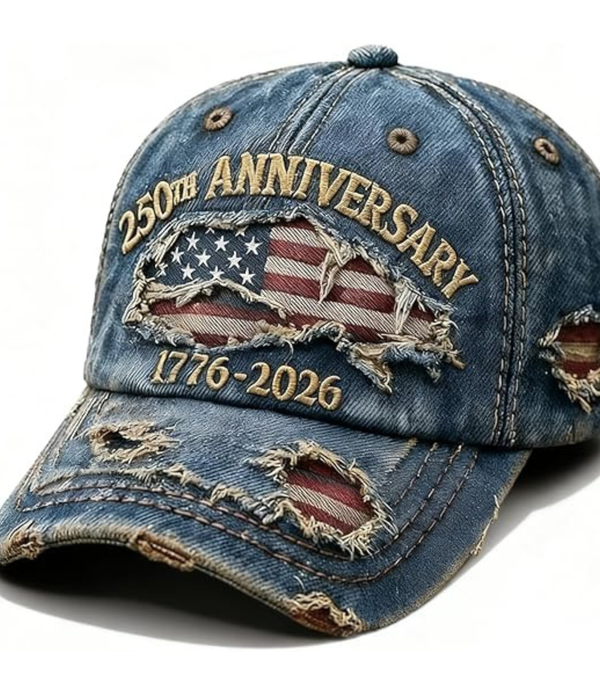 250th Anniversary Hat Patriotic USA Baseball Cap for 2026 Celebrations