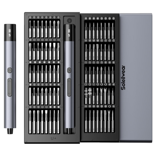 Mini Electric Screwdriver 80-in-1 Cordless Precision Repair Kit for Dad