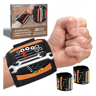 Construction Tools Magnetic Wristband 2-Pack Father’s Day Gift