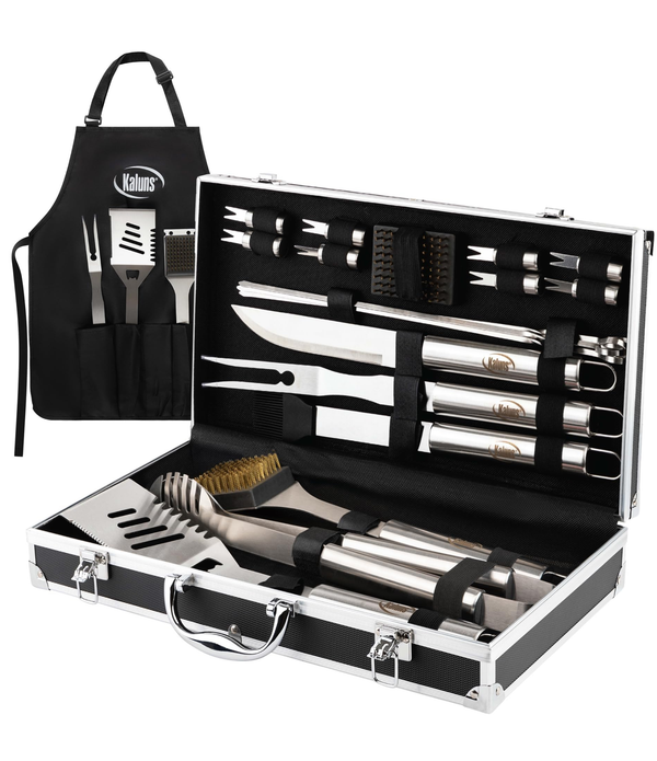 Grill Accessories 21-Piece BBQ Tool Set Father’s Day Gift for Dad