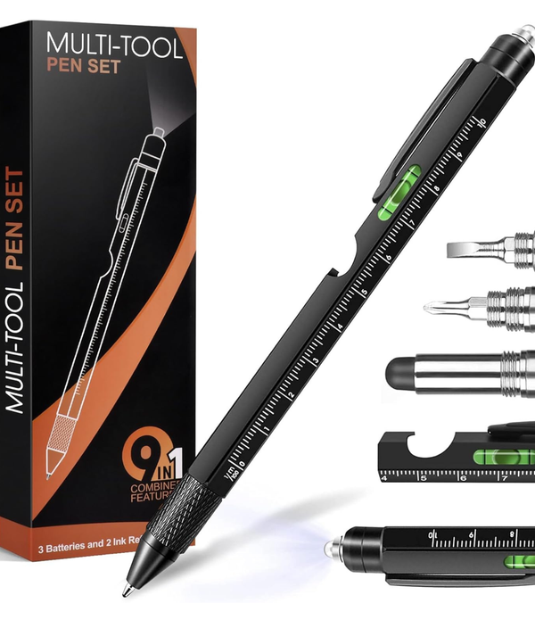 Multitool Pen 9-in-1 Father’s Day Gadget Gift for Dad