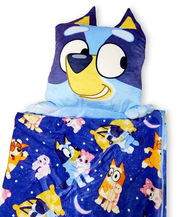 Bluey “Sweet Dreamland” Slumber Bag with Pillow