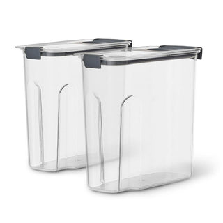 Rubbermaid Brilliance 2-Pack Cereal Pantry Storage, 18-Cup