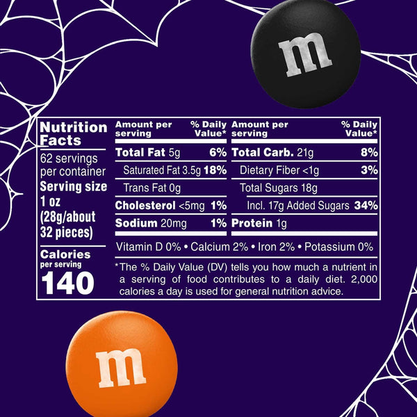 M&M'S Milk Chocolate Halloween Candy, 62 oz.