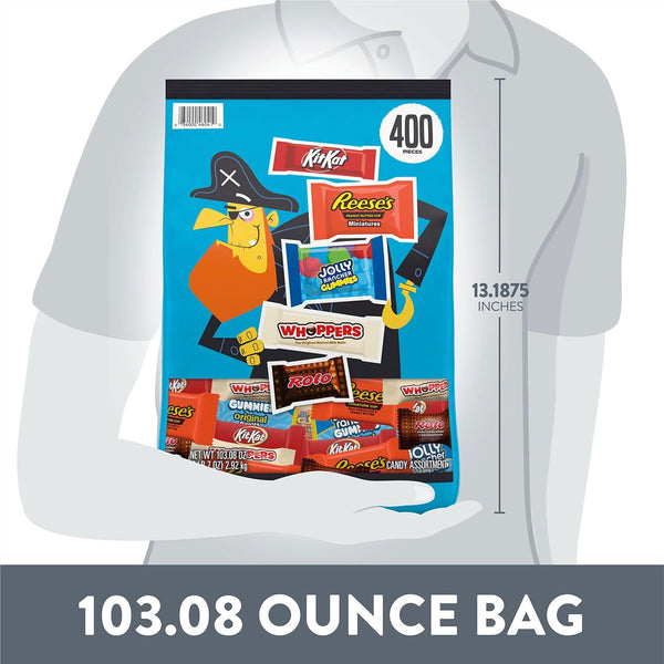 HERSHEY'S Variety Pack Halloween Candy, 400 pcs.