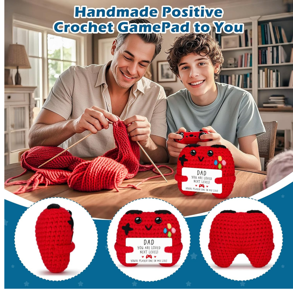 Crochet Game Controller Dad Gift for Father’s Day and Birthdays