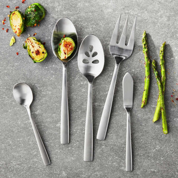Member's Mark Premium 18/10 Stainless Steel Satin Finish 5 Piece Serving Set