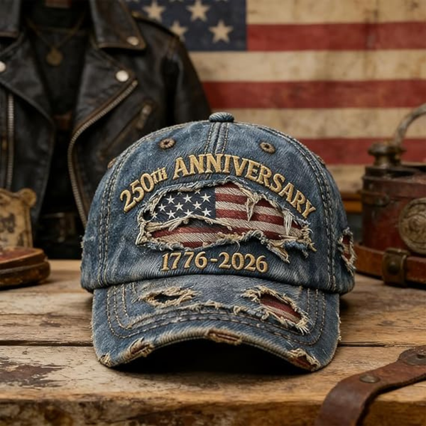 250th Anniversary Hat Patriotic USA Baseball Cap for 2026 Celebrations
