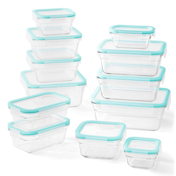 Member's Mark 24-Piece Glass Food Storage Set By Glasslock