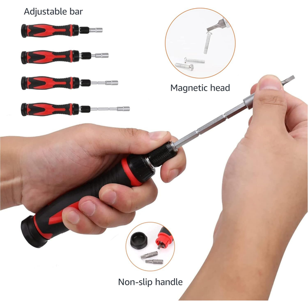 Precision Screwdriver Set 73-in-1 Magnetic Ratcheting Electronics Repair Kit for Dad