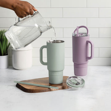 Ello Port 40-oz. Stainless Steel Tumbler with Handle, 2-Pack, Assorted Colors