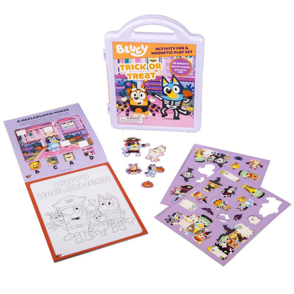 Magnetic Play Set: Bluey Trick or Treat, Mixed Media