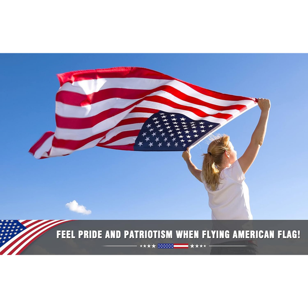 Polyester American Flag for Outdoor Home Display