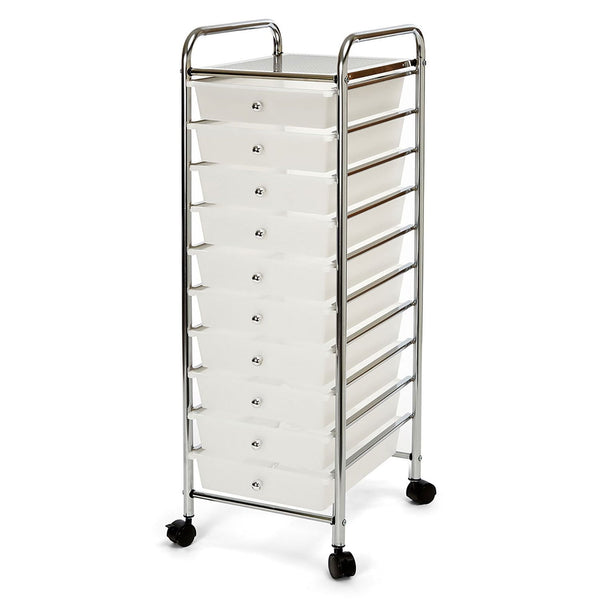 Seville Classics 10 Drawer Cart (Multiple Colors)