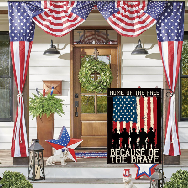 4th of July Outdoor Patriotic Garden Flag for Home Decoration