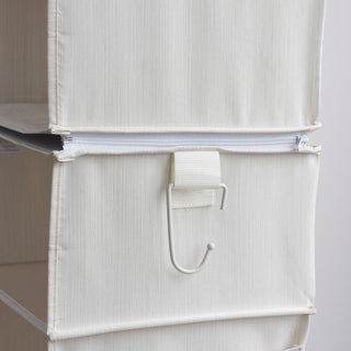 We Think Storage Set of 4 Attachable Three-Shelf Hanging Closet Organizers, Assorted Colors