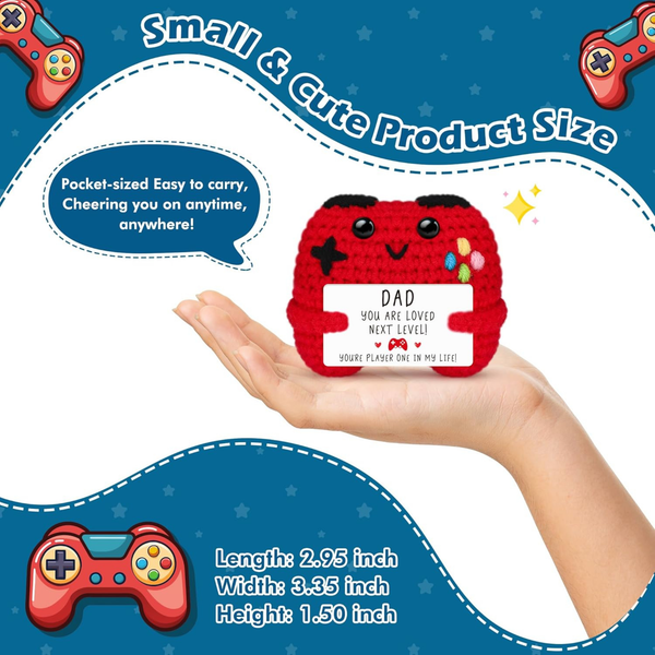 Crochet Game Controller Dad Gift for Father’s Day and Birthdays