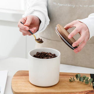 Member's Mark 4-piece Canister With Acacia Wood Lid Set