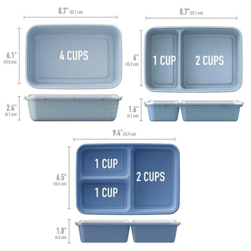 Bentgo 90 Piece Meal Prep Set, Choose Color