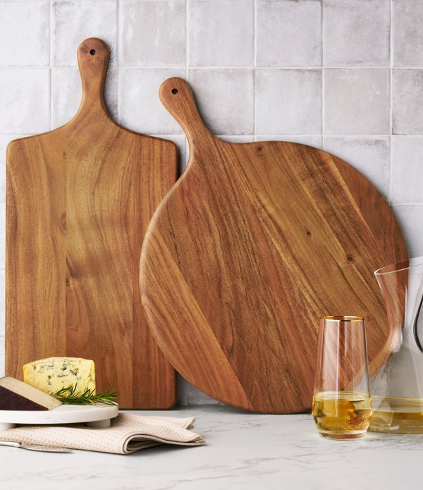 Member's Mark Set of 2 Acacia Wood Charcuterie Boards