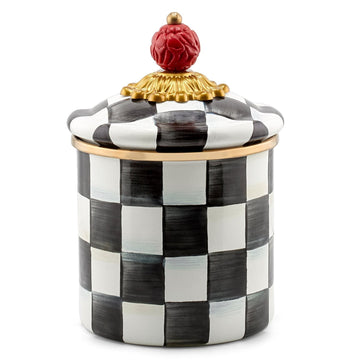 MacKenzie-Childs Courtly Check Demi Canister