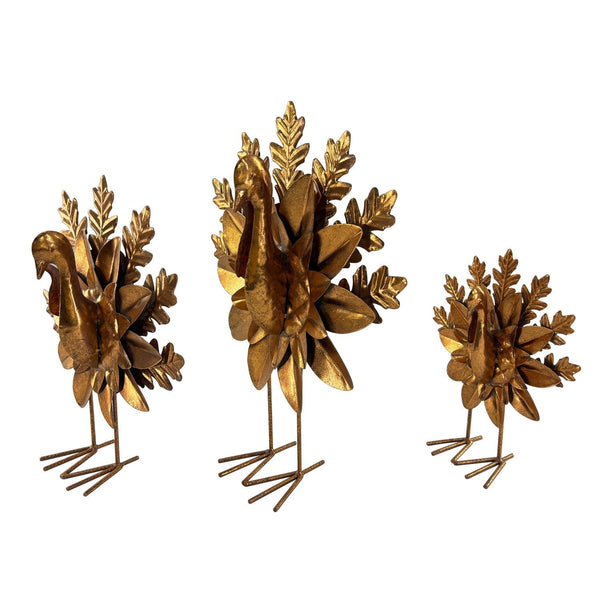 Member's Mark Metal Turkey Décor, Set of 3