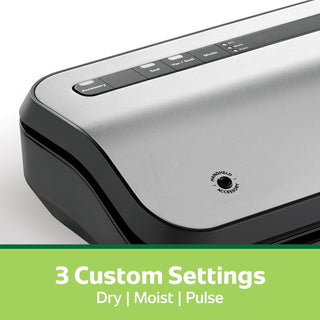 FoodSaver Preserve Vacuum Sealer, Special Value 14-Piece Starter Kit with Vacuum Seal Roll and Bags