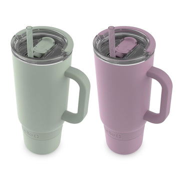 Ello Port 40-oz. Stainless Steel Tumbler with Handle, 2-Pack, Assorted Colors