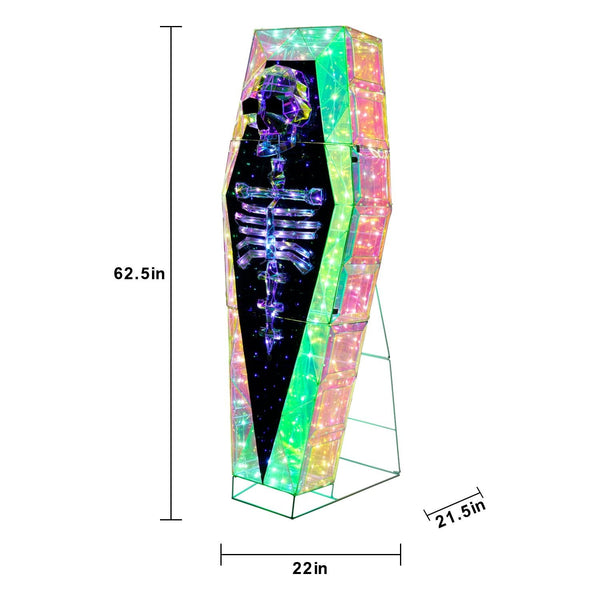 Member's Mark 5' Pre-Lit Prismatic Coffin