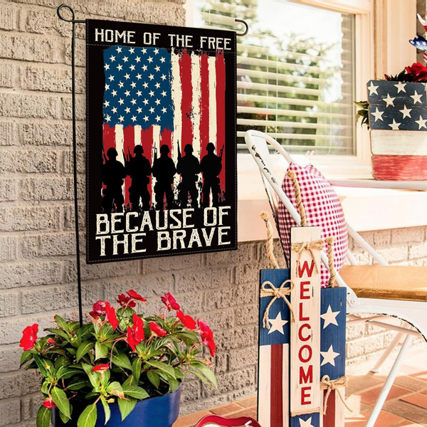 4th of July Outdoor Patriotic Garden Flag for Home Decoration