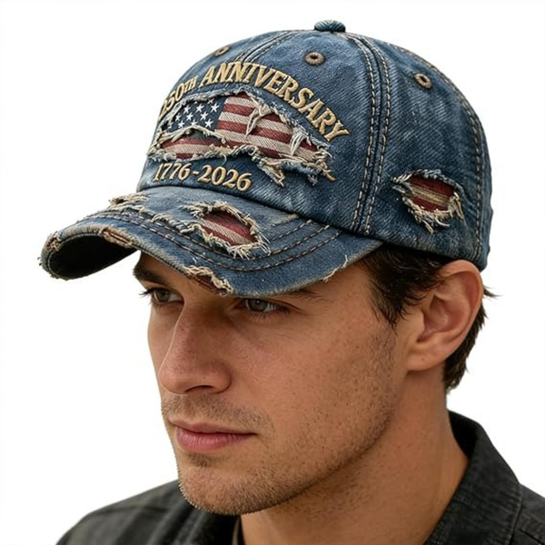 250th Anniversary Hat Patriotic USA Baseball Cap for 2026 Celebrations