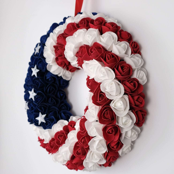 American Flag Garden Patriotic Rustic Outdoor Flag