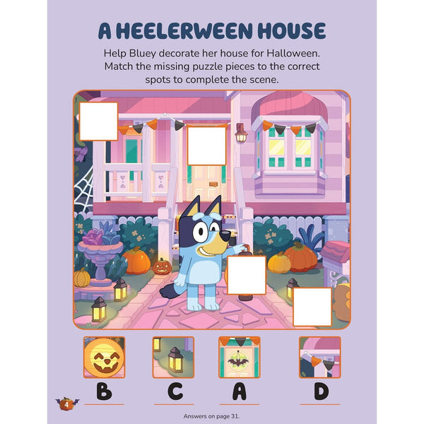 Magnetic Play Set: Bluey Trick or Treat, Mixed Media