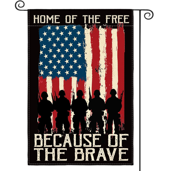 4th of July Outdoor Patriotic Garden Flag for Home Decoration