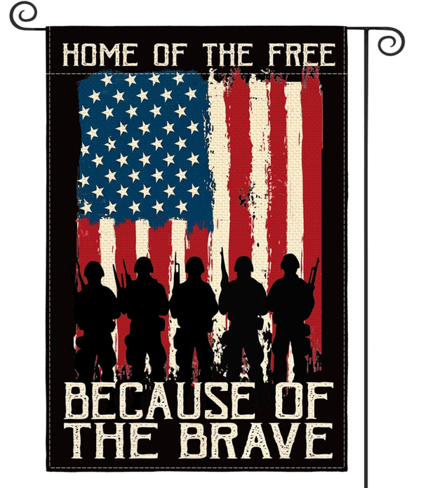 4th of July Outdoor Patriotic Garden Flag for Home Decoration