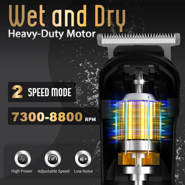 Beard Trimmer for Men Waterproof Grooming Kit Father’s Day Gift