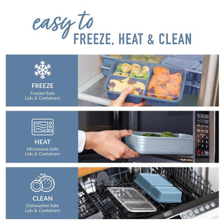 Bentgo 90 Piece Meal Prep Set, Choose Color