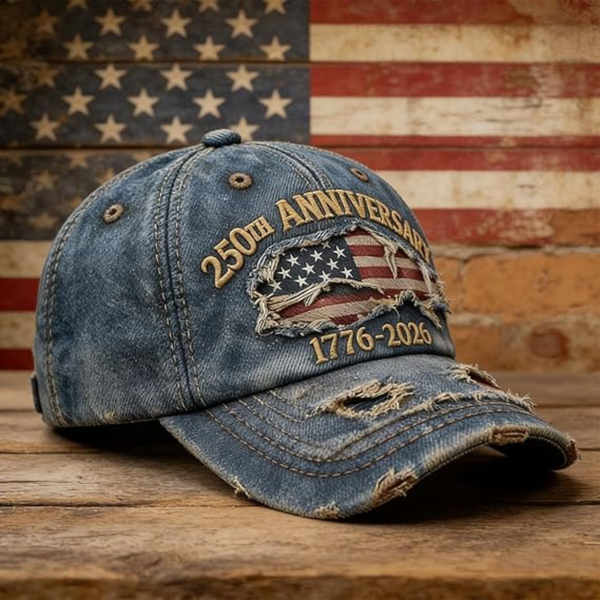 250th Anniversary Hat Patriotic USA Baseball Cap for 2026 Celebrations