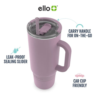 Ello Port 40-oz. Stainless Steel Tumbler with Handle, 2-Pack, Assorted Colors